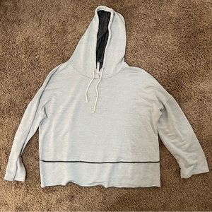 Gray thin hoodie
